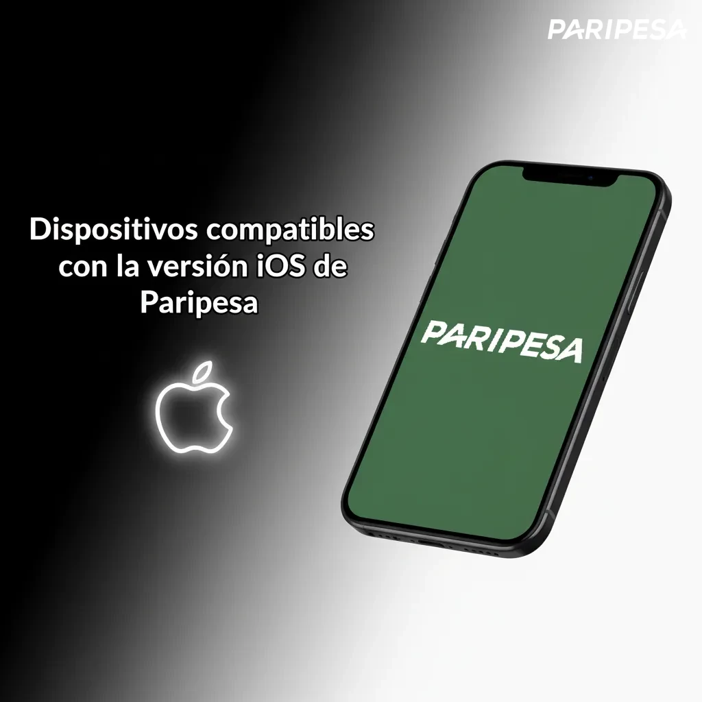 Dispositivos iOS compatibles: Paripesa en iOS 13+. iPhone 15 Pro/Max, 14/13/SE 3ª gen; iPad Pro M4, Air M2 y iPad 10ª gen.