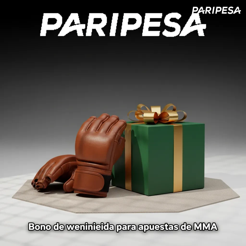 Banner de Paripesa: bono de bienvenida 100% hasta $2,600 MXN para apuestas de MMA; rollover x5 y 30 días, cuota 1.40.
