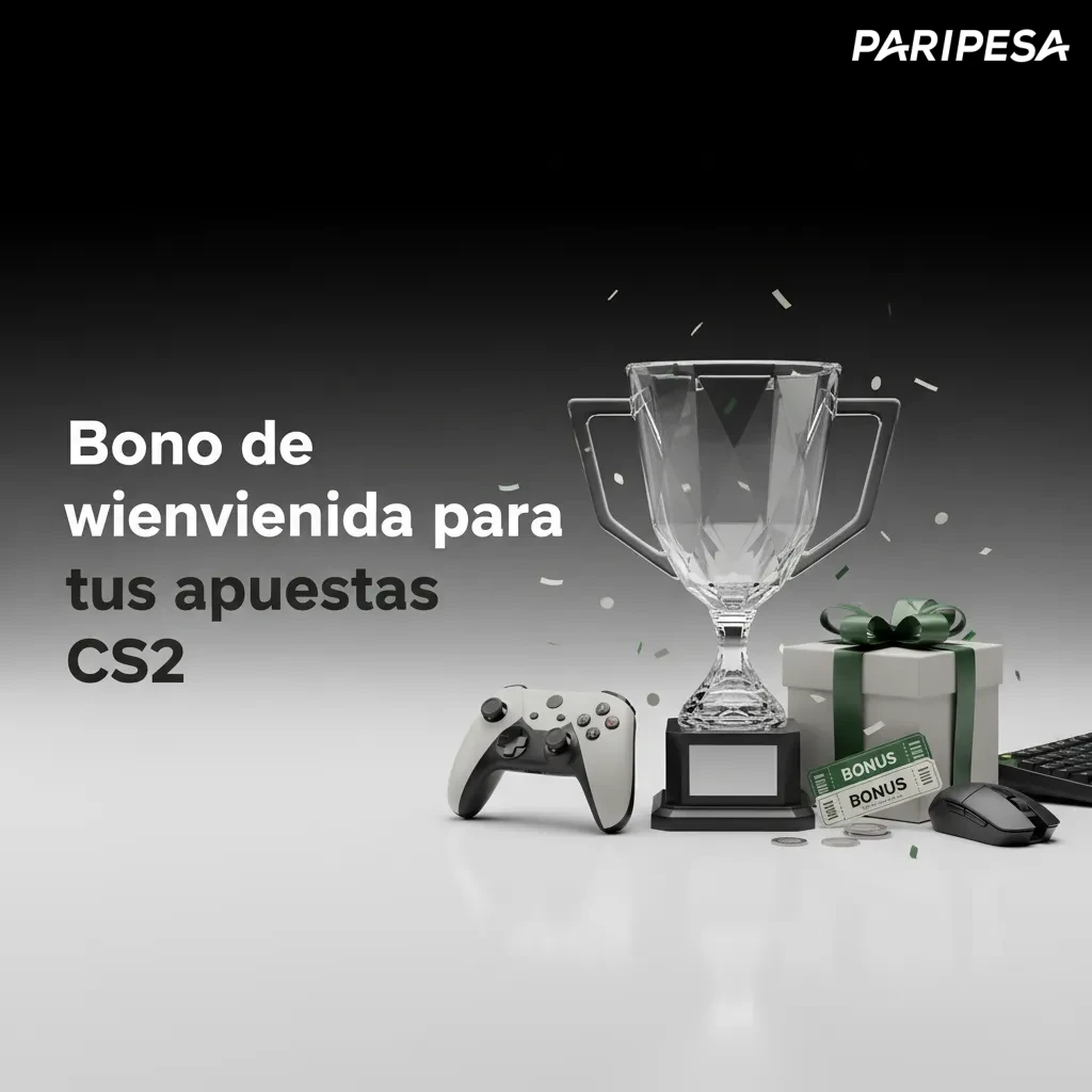 Banner de bono de bienvenida CS2: 100% hasta 32,000 MXN + 150 giros gratis. Requiere registro, depósito y TyC aplican.