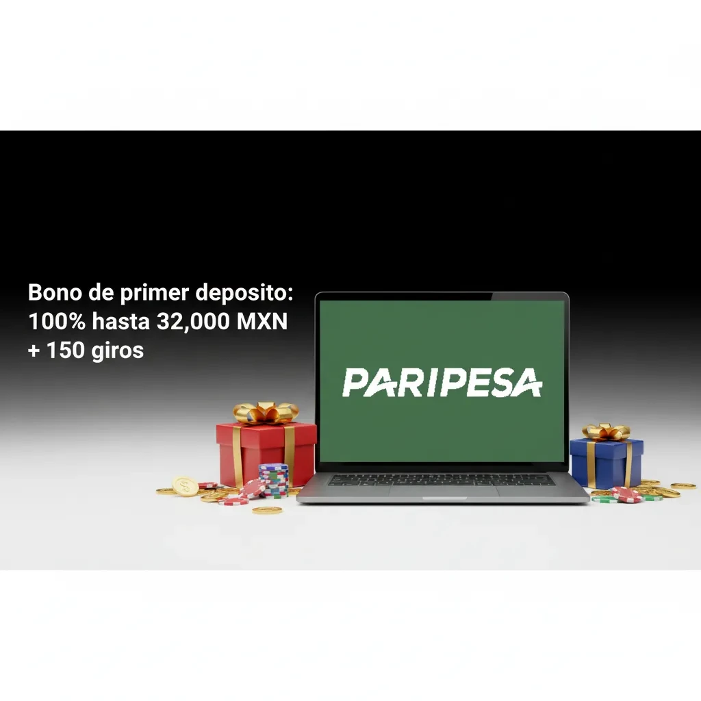Banner de bono de primer depósito: 100% hasta 32,000 MXN + 150 giros gratis. Casino, dep. min. 100 MXN, rollover 35x/7 días.