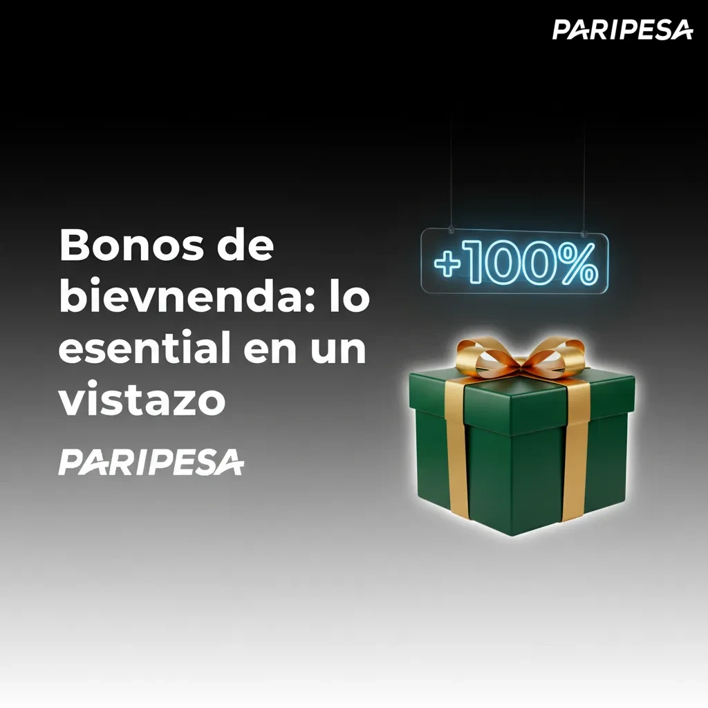 Tabla de bonos Paripesa: casino 100% hasta 32,000 MXN + 150 giros; deportes 100% hasta 4,000 MXN; depósito 100 MXN
