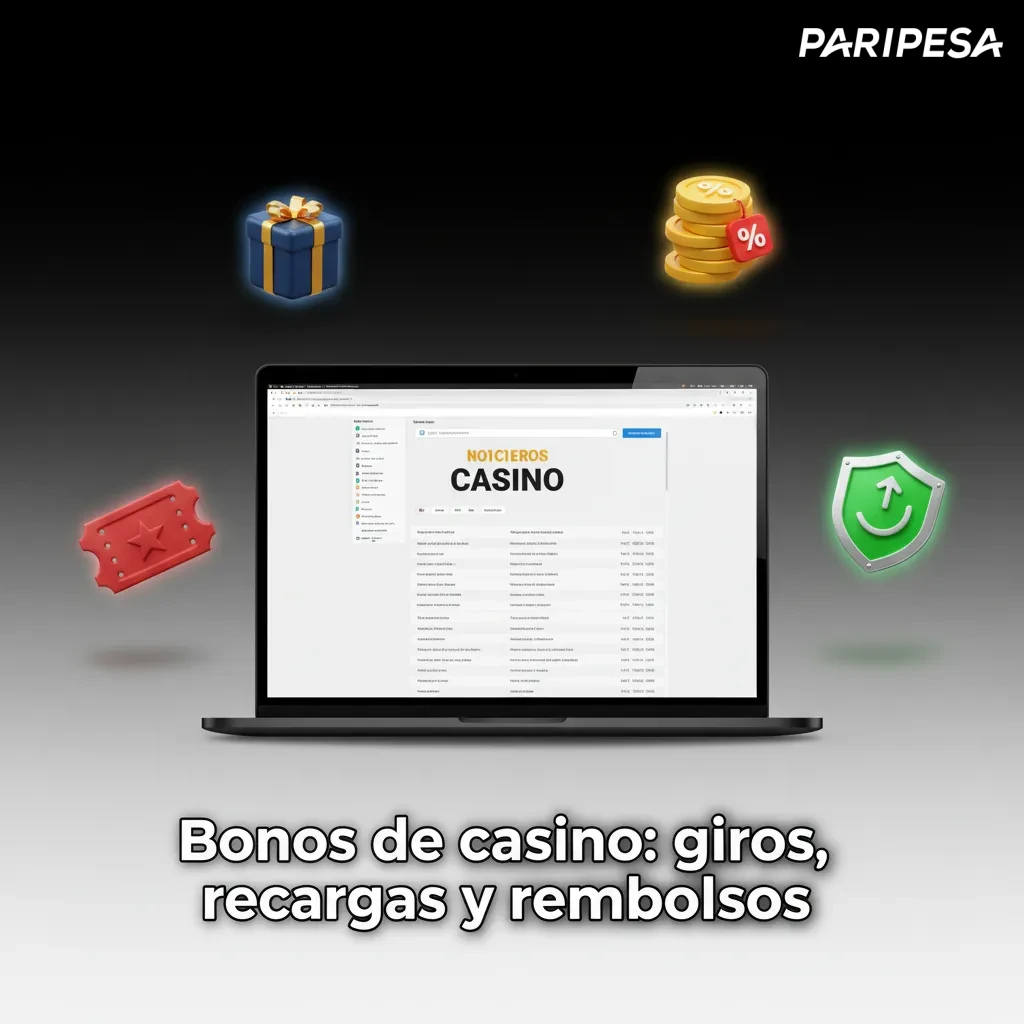 Bonos de casino: recarga hasta 50% fin de semana, 10% cashback, hasta 100 giros, torneos, casino en vivo y Drops & Wins.