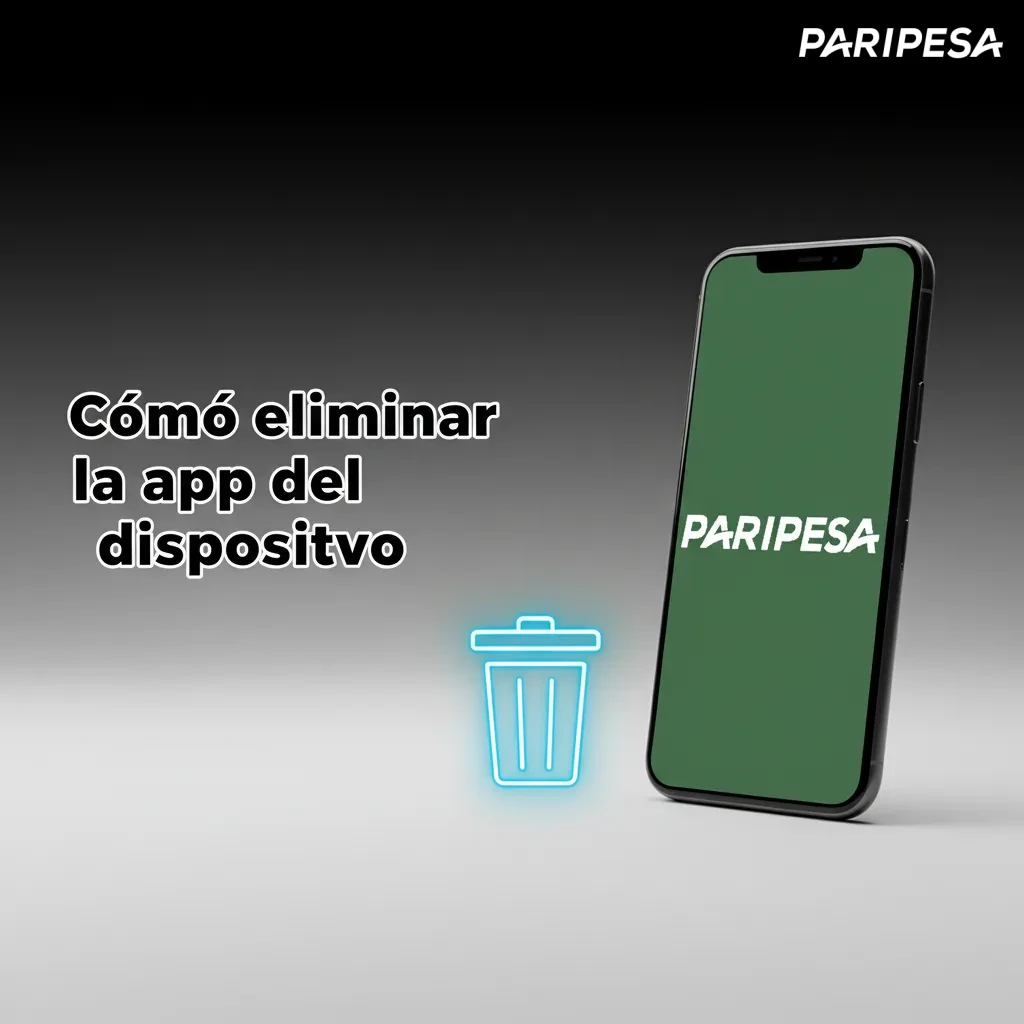 Guía para eliminar la app: en Android, mantener pulsado y Desinstalar; en iOS (PWA), mantener pulsado y Eliminar marcador.