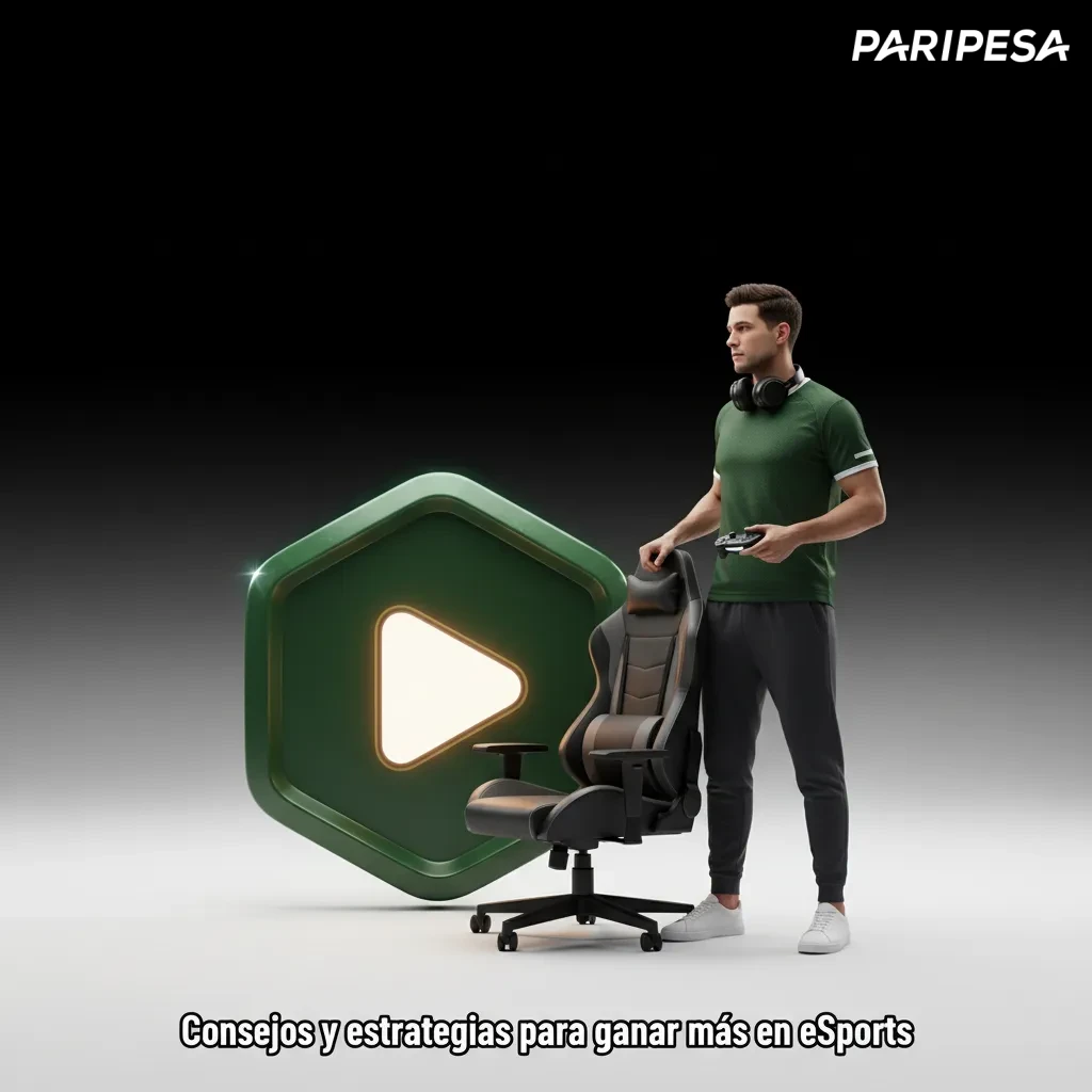 Infografía de consejos para ganar en eSports: banca, especialización, análisis, meta, cuotas, apuestas en vivo y registro.