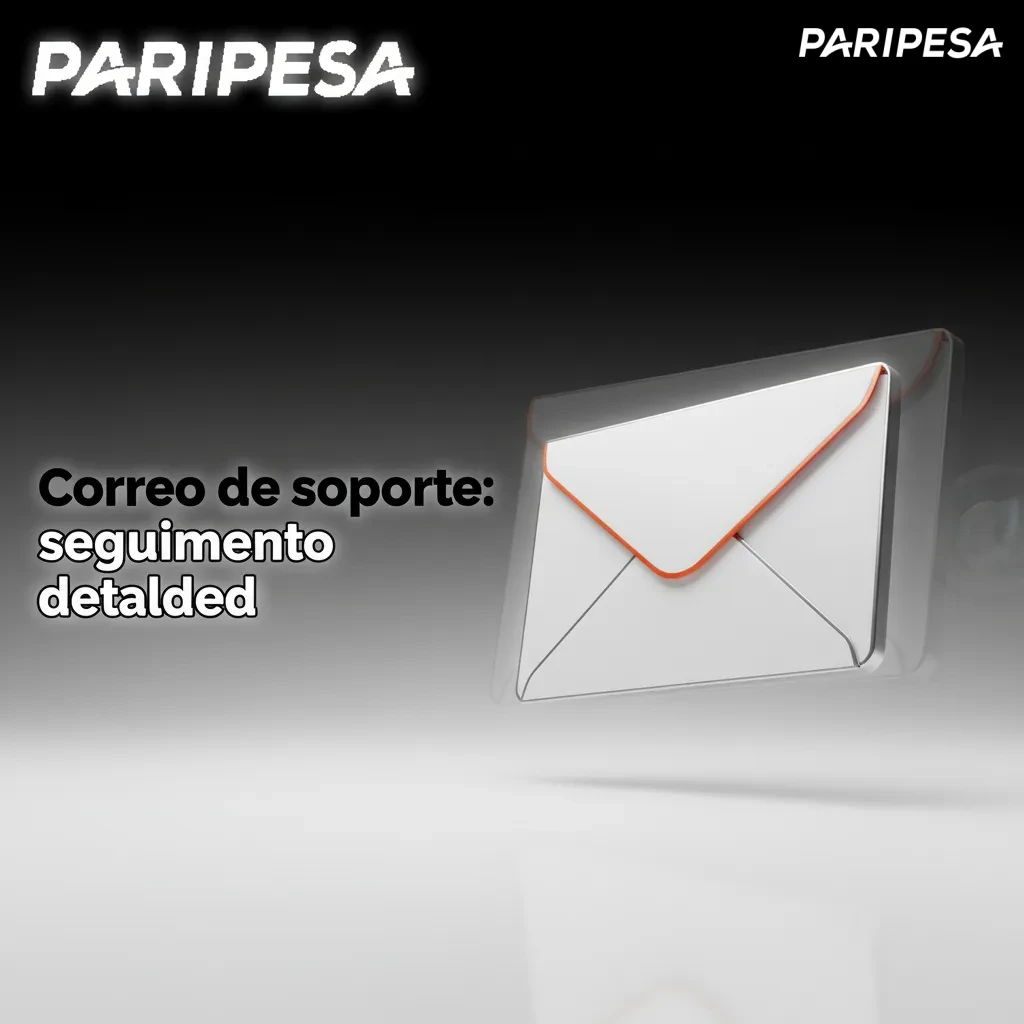 Diagrama de correo de soporte con seguimiento detallado: historial, datos requeridos, adjuntos, tiempos y ticket.