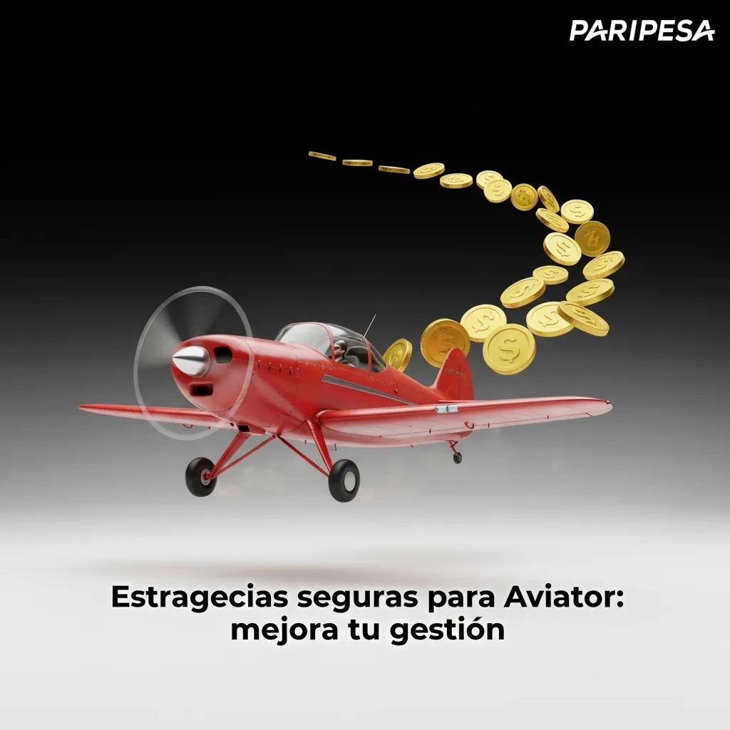 Infografía de estrategias para Aviator: doble apuesta, auto cashout x1.3-x2, banca 1-2%, pausas y no perseguir pérdidas.