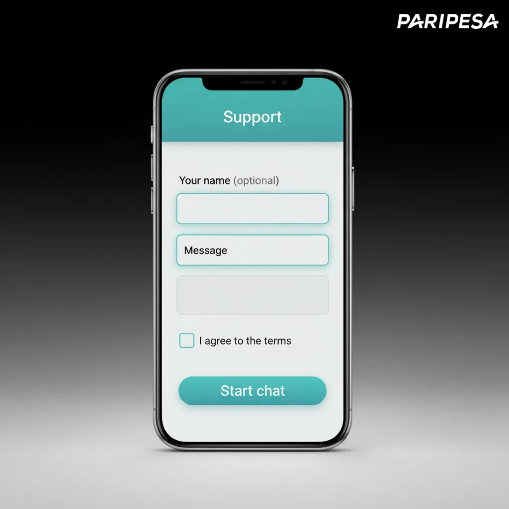 Pantalla de inicio de sesión de la app móvil con correo/teléfono, contraseña, Mantener sesión y botón Entrar.