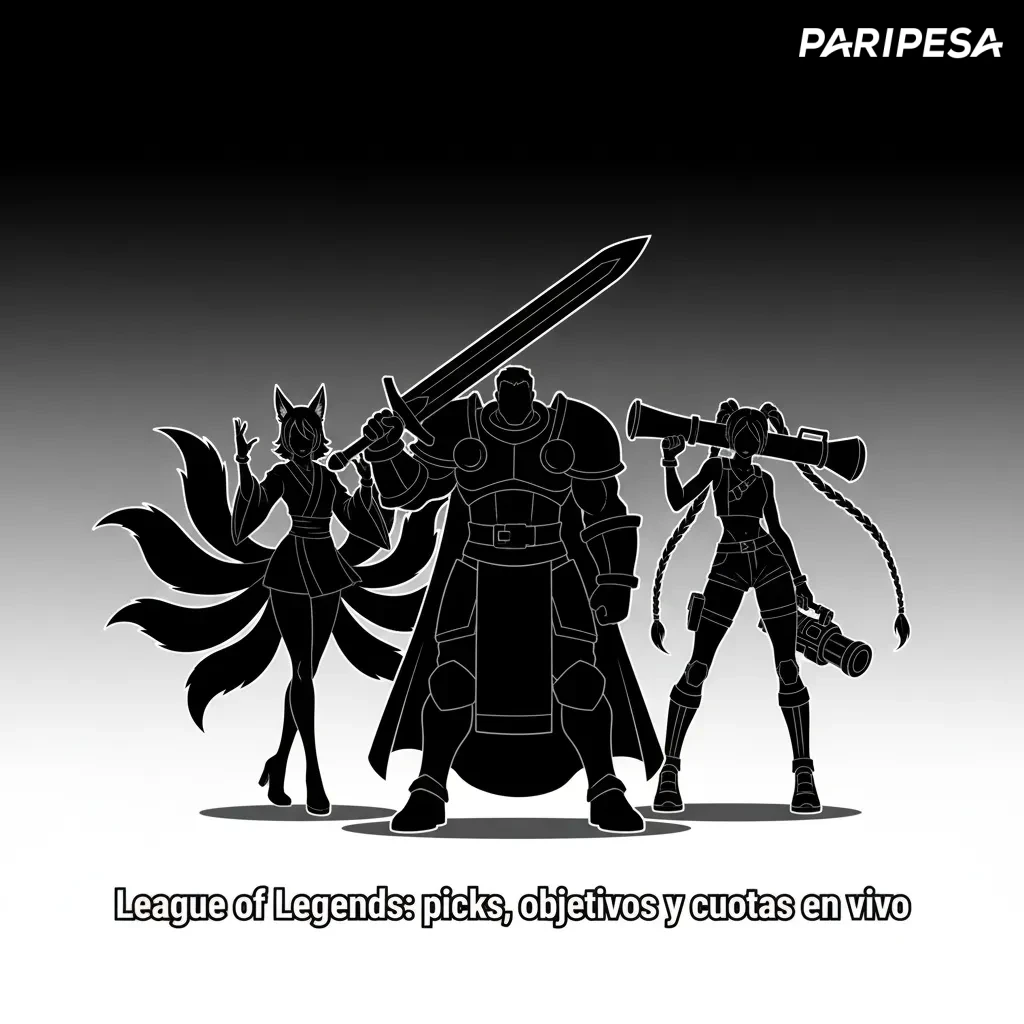 Apuestas en vivo de League of Legends: picks, objetivos y cuotas; Worlds, LLA, MSI, LEC y LCS; mercados primera torre/dragón