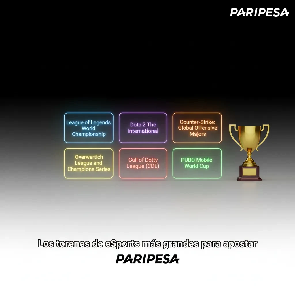 Tabla de los torneos eSports más grandes para apostar: The International, PGL Major, Worlds, VCT Champions y más