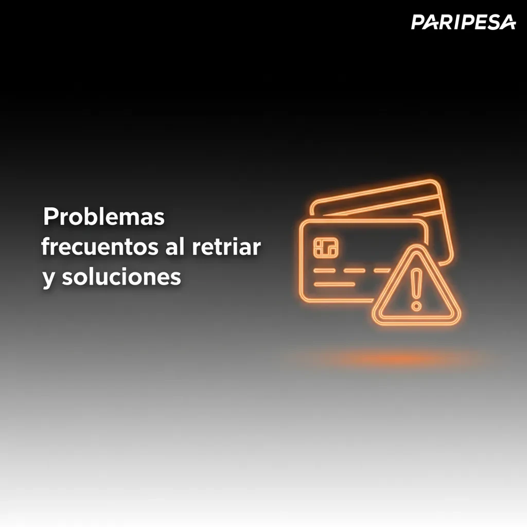 Infografía sobre retiros en Paripesa y soluciones: KYC, datos, método de pago, rollover, límite, moneda y red cripto.