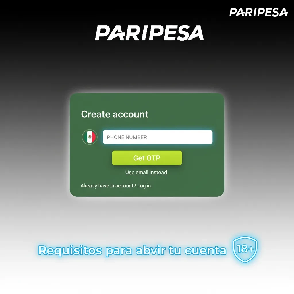 Ilustración de lista de requisitos: 18+, INE/pasaporte, comprobante de domicilio, una cuenta, métodos de pago a tu nombre.