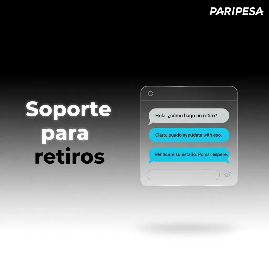 Soporte para retiros: ayuda con pagos y verificación. Canales: chat en vivo, formulario, email y FAQ.