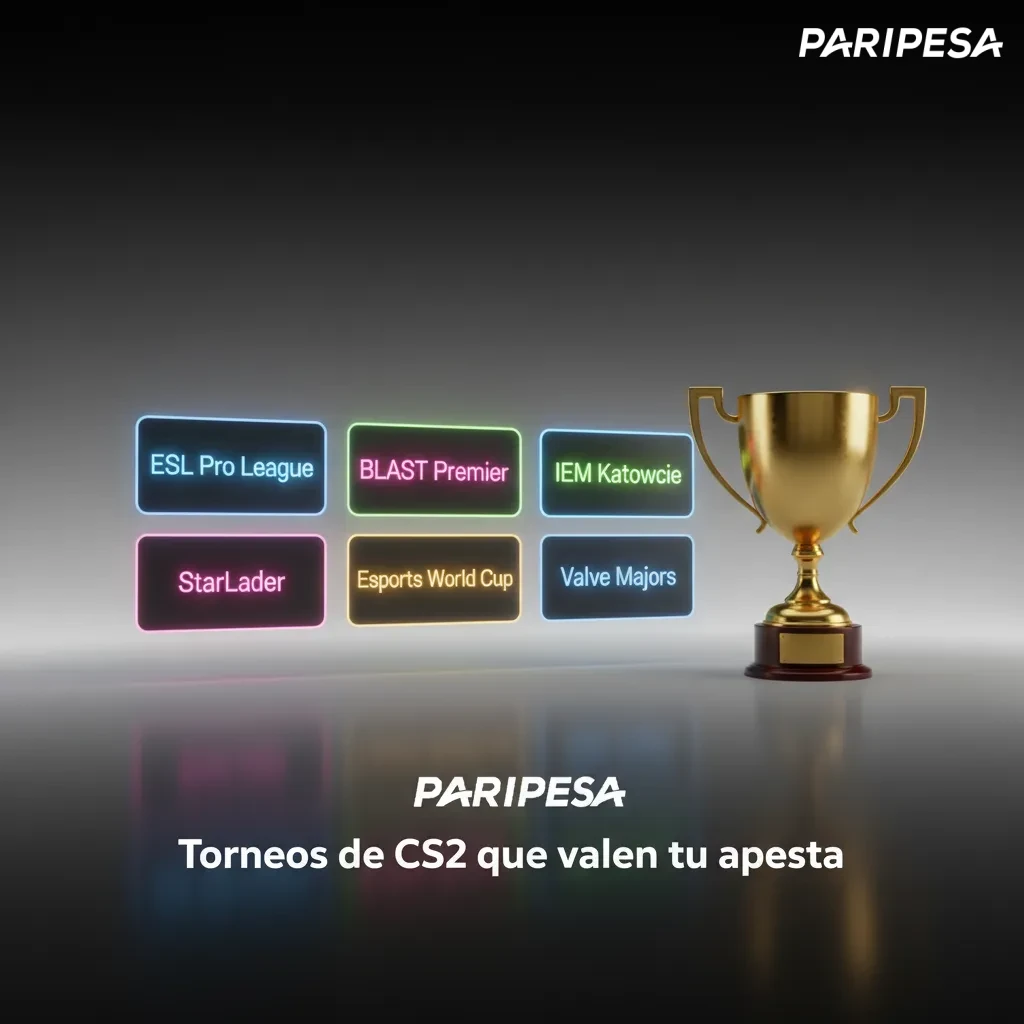 Torneos clave de CS2: Majors, ESL Pro League, BLAST, IEM Katowice y Cologne; guía de apuestas y calendario.