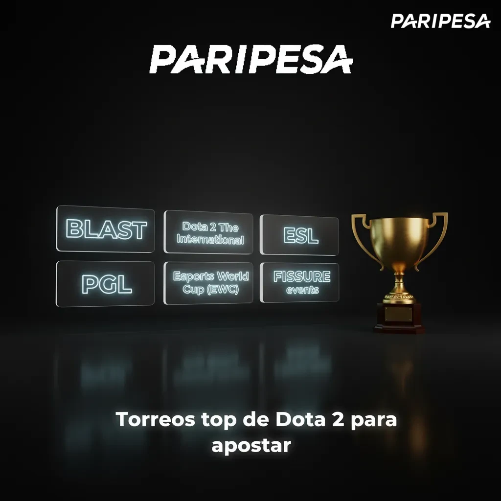 Gráfico de torneos top de Dota 2 para apostar: TI, BLAST, ESL, EWC, PGL y FISSURE, con calendario y cuotas.