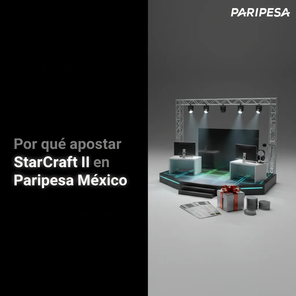 Banner de Paripesa México: apuestas StarCraft II, bono 100% hasta 32,000 MXN, pagos locales y app para apuestas en vivo.