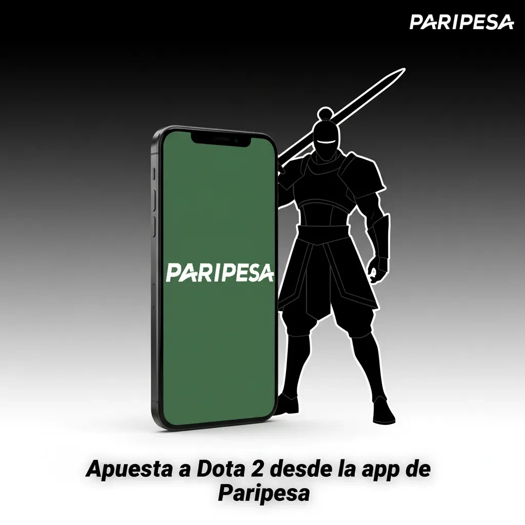 App Paripesa en móvil con apuestas de Dota 2, cuotas en vivo y alertas para reaccionar rápido al draft.