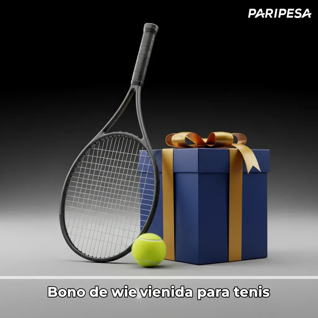 Banner de Paripesa: bono de bienvenida para apuestas de tenis con primer depósito. Términos aplican.