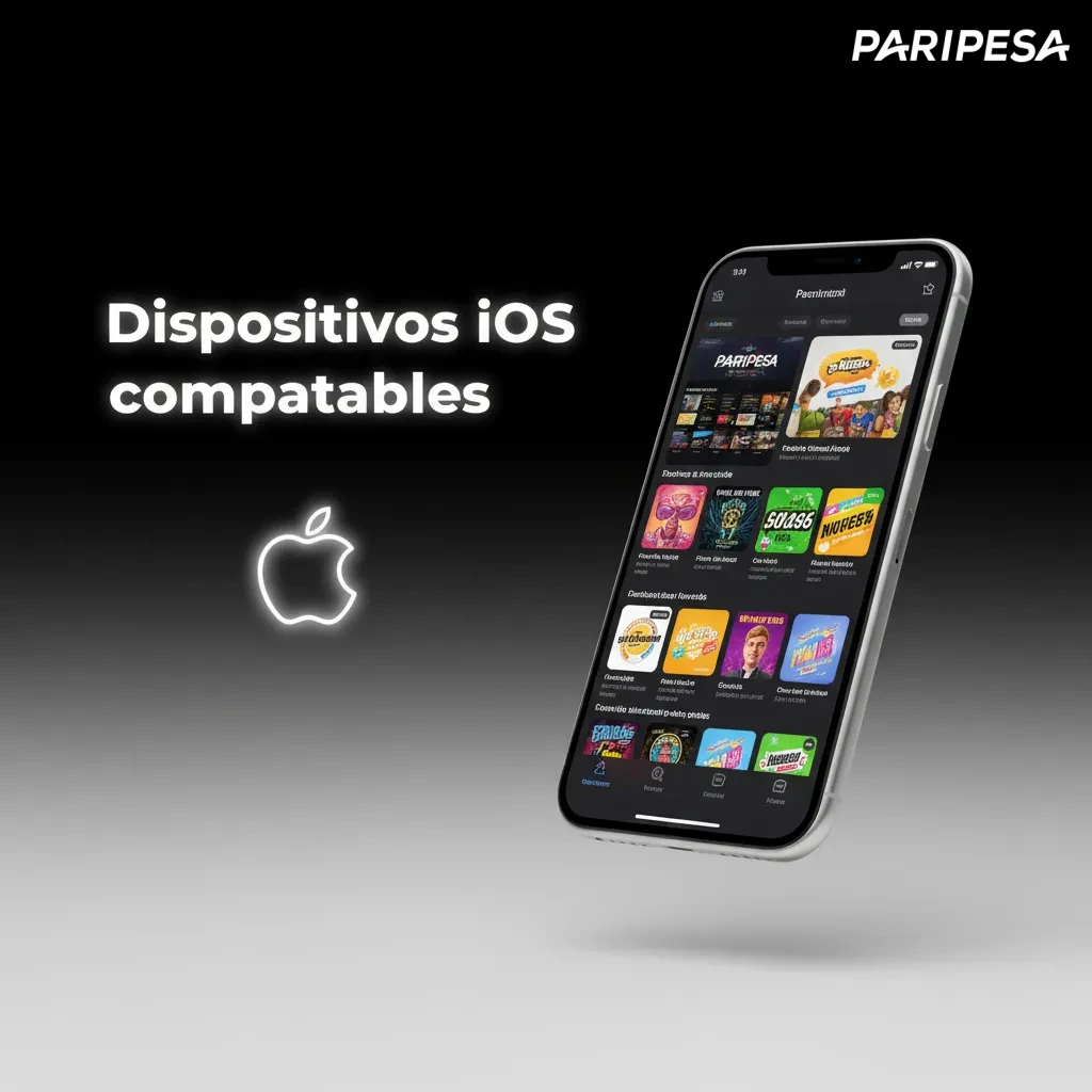 Dispositivos iOS compatibles con Paripesa: iPhone SE 2, 8, X, XR, 11–15; iPad 7–10, iPad Air 3–5 y Pro 11" iOS 12.4+