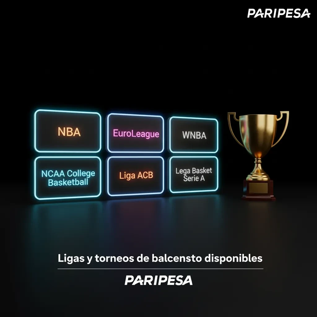 Ligas y torneos de baloncesto disponibles para apostar: NBA, Euroliga, EuroCup, NCAA, ACB, WNBA, LNBP México.