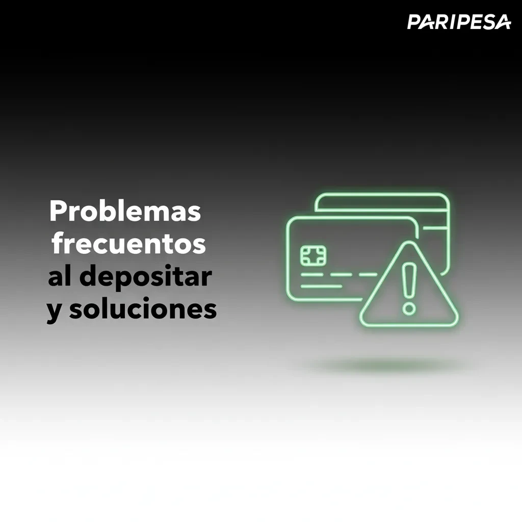 Infografía: problemas al depositar y soluciones: tarjeta rechazada, límite, mínimo, KYC y confirmaciones cripto.