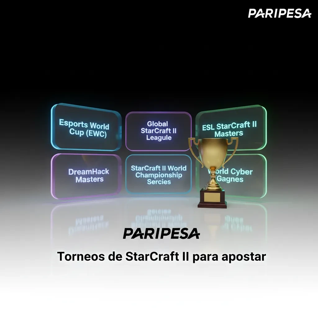 Torneos StarCraft II para apostar: EWC, GSL, ESL Masters, IEM Katowice, TSL, HomeStory, WTL y ESL Open Cup.