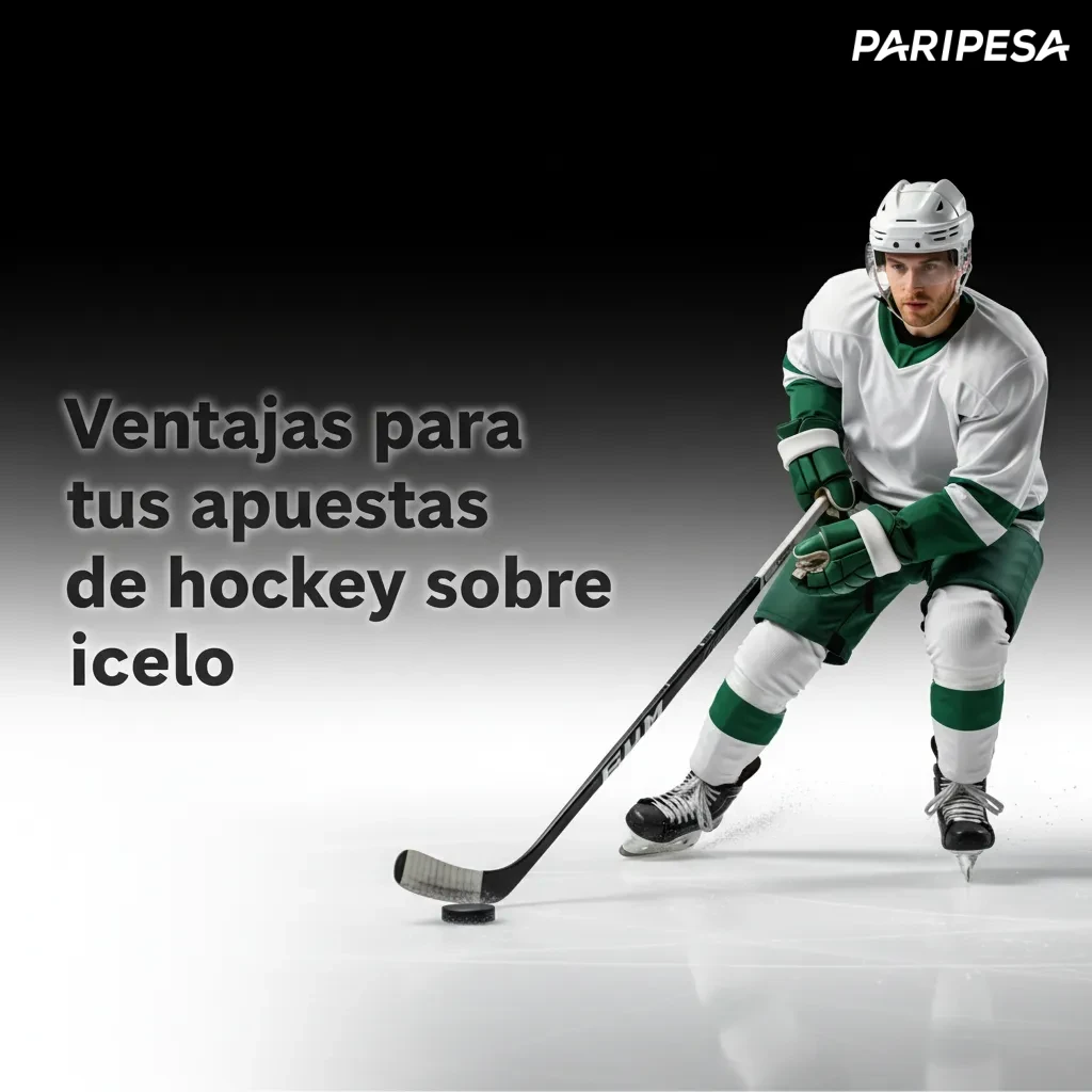 Banner de apuestas de hockey: cuotas competitivas, mercados por periodo, hándicaps, en vivo y Cash Out en MXN.