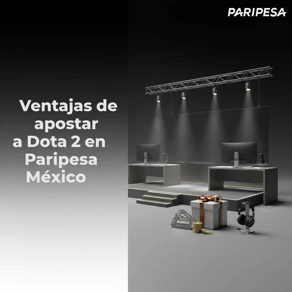 Banner de Paripesa México para apostar en Dota 2: bono, pagos MXN (SPEI/OXXO), soporte 24/7, app y cuotas pre y en vivo.