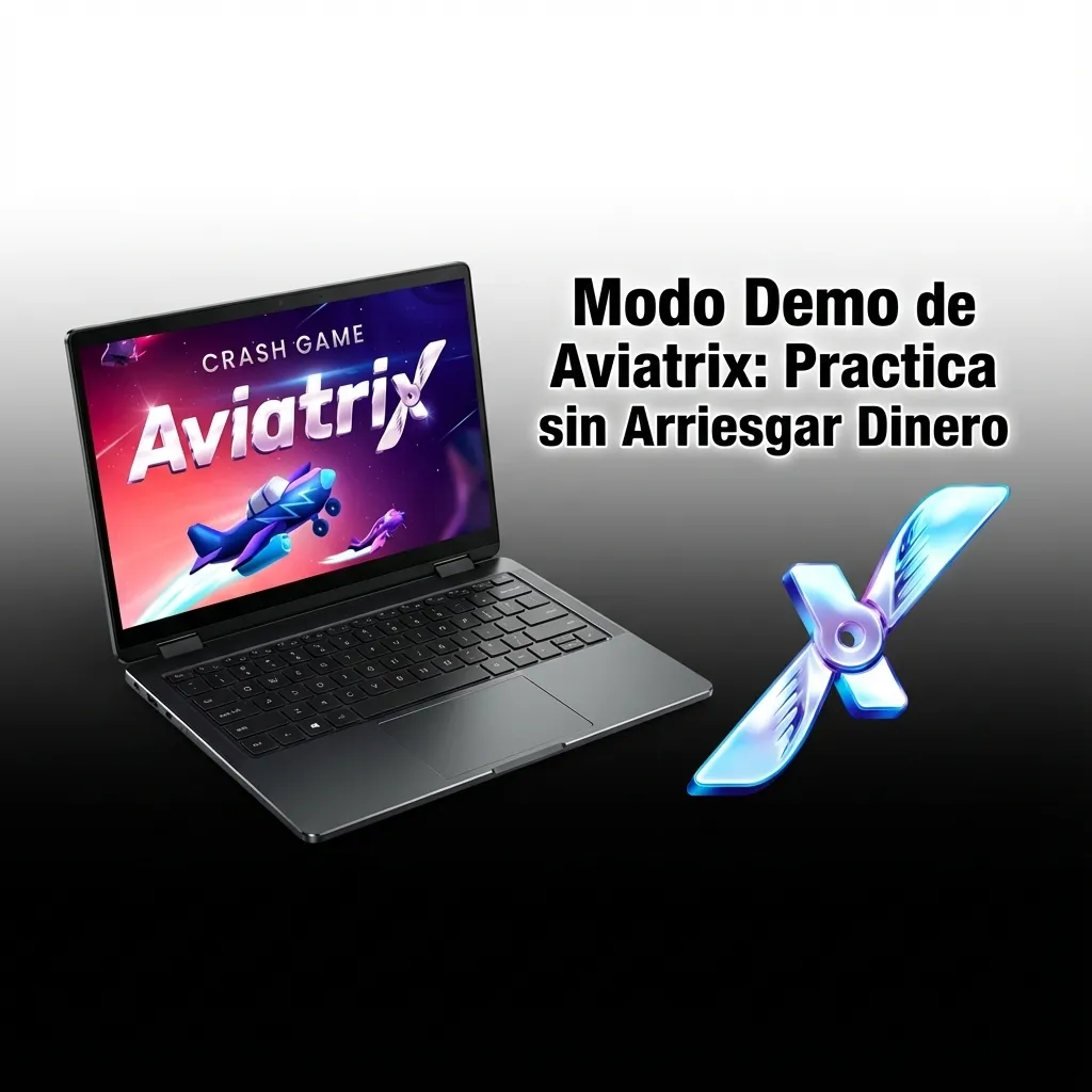 Pantalla de juego Aviatrix en modo demo mostrando créditos virtuales y multiplicador para práctica sin riesgo