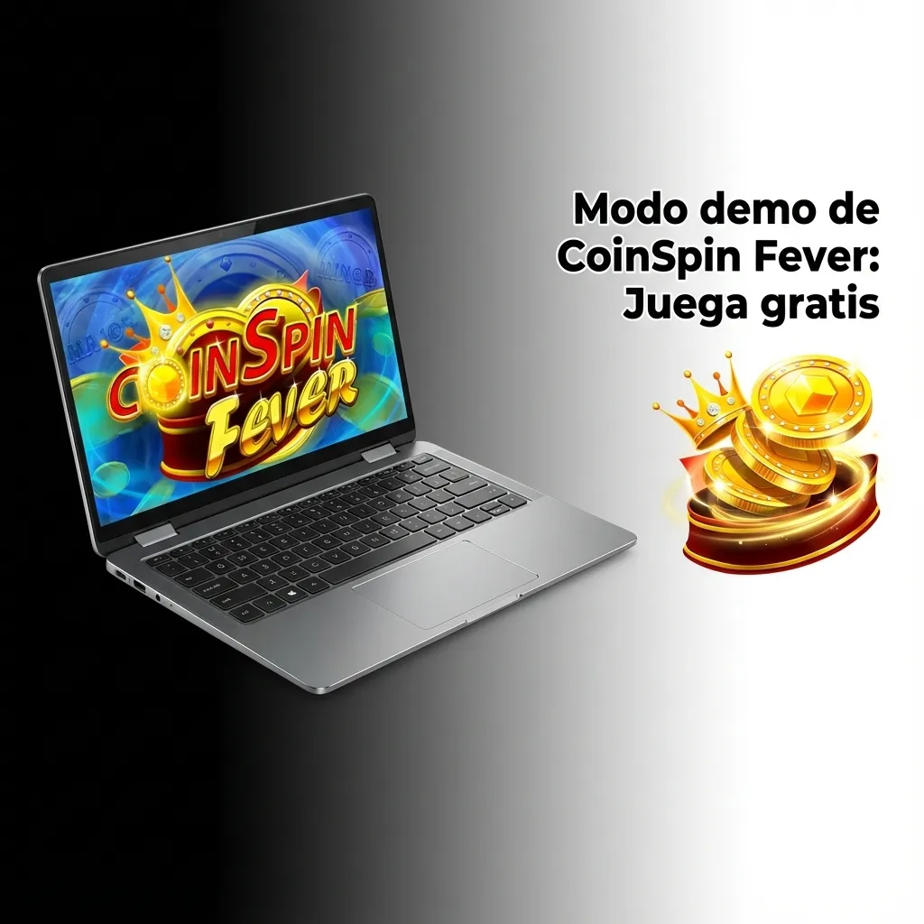 Pantalla de juego CoinSpin Fever en modo demo mostrando saldo de 10,000 créditos y opciones de apuesta en Paripesa