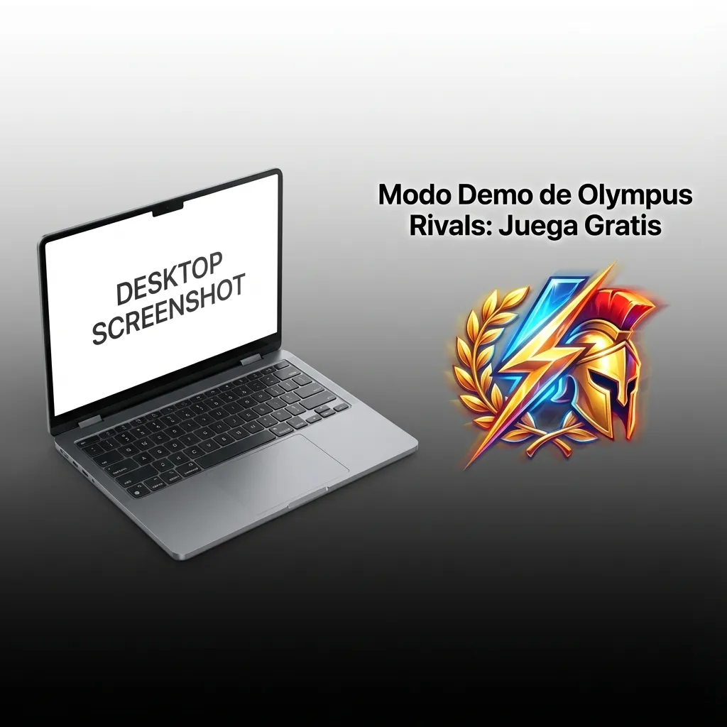 Pantalla del modo demo de Olympus Rivals mostrando créditos virtuales y opciones de juego gratuitas