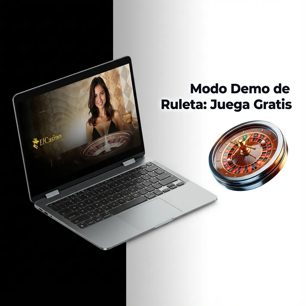 Interfaz de ruleta en modo demo mostrando la mesa de apuestas, rueda y créditos virtuales para práctica gratuita