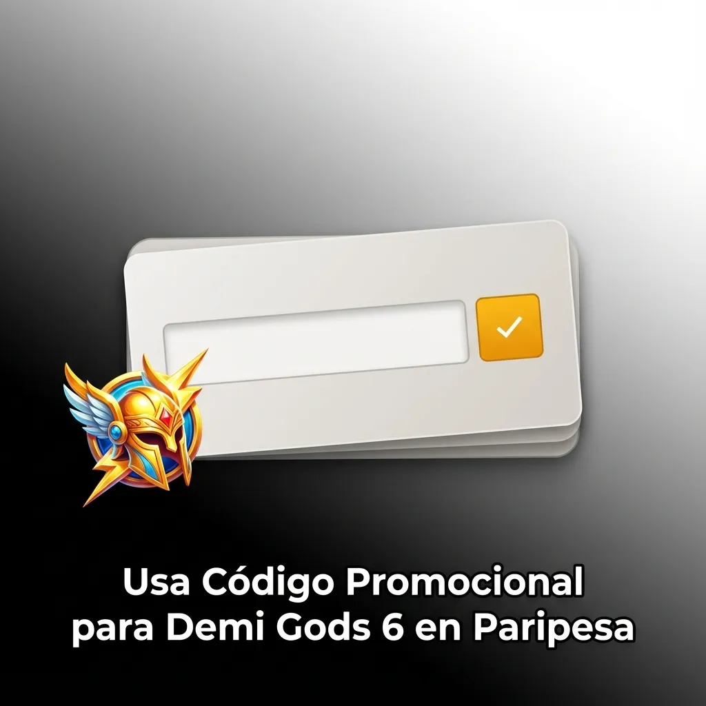 Pantalla de registro de Paripesa mostrando el campo de código promocional DEMI150 para Demi Gods 6