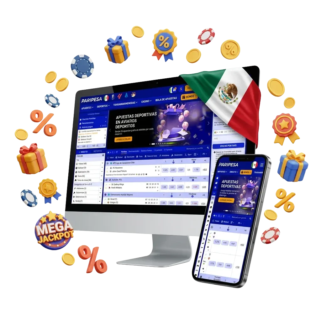 Sitio web oficial de Paripesa en México: plataforma segura para apuestas deportivas y juegos de casino.