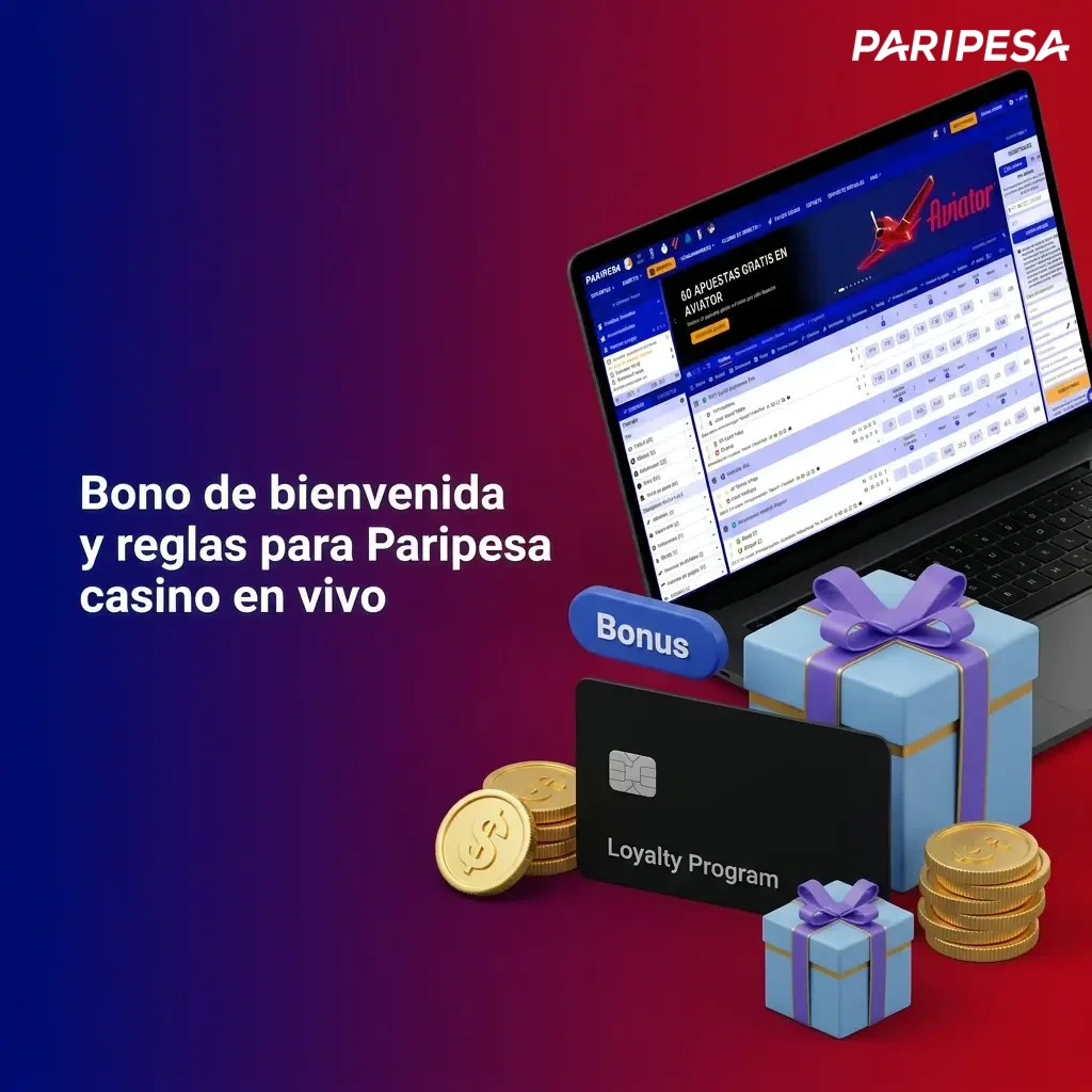 Bono de bienvenida de Paripesa casino en vivo: 100% hasta 30000 MXN y 150 giros gratis.