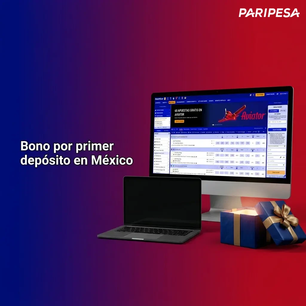 Bono por primer depósito en México: 100% hasta 30,000 MXN + 150 giros gratis en Paripesa.