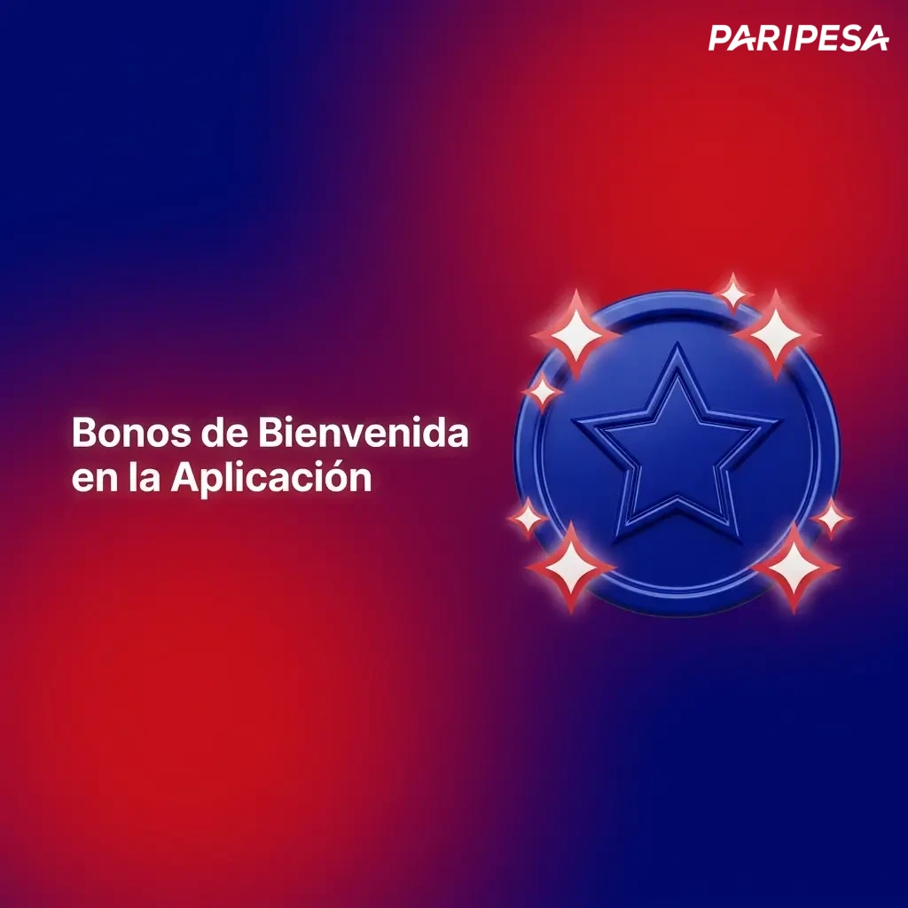 Bonos de bienvenida en la app Paripesa para deportes (hasta 2000 MXN) y casino (hasta 30000 MXN).
