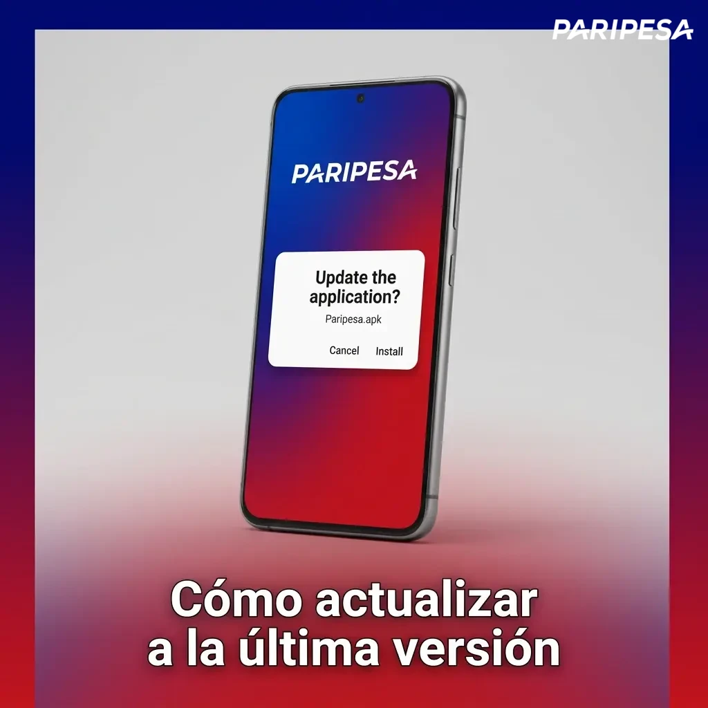 Instrucciones para actualizar la app a la última versión en Android mediante APK y en iOS usando PWA.