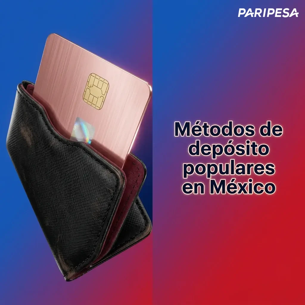 Métodos de depósito populares en México: Visa, MasterCard, Neteller, Jeton Wallet y criptomonedas.