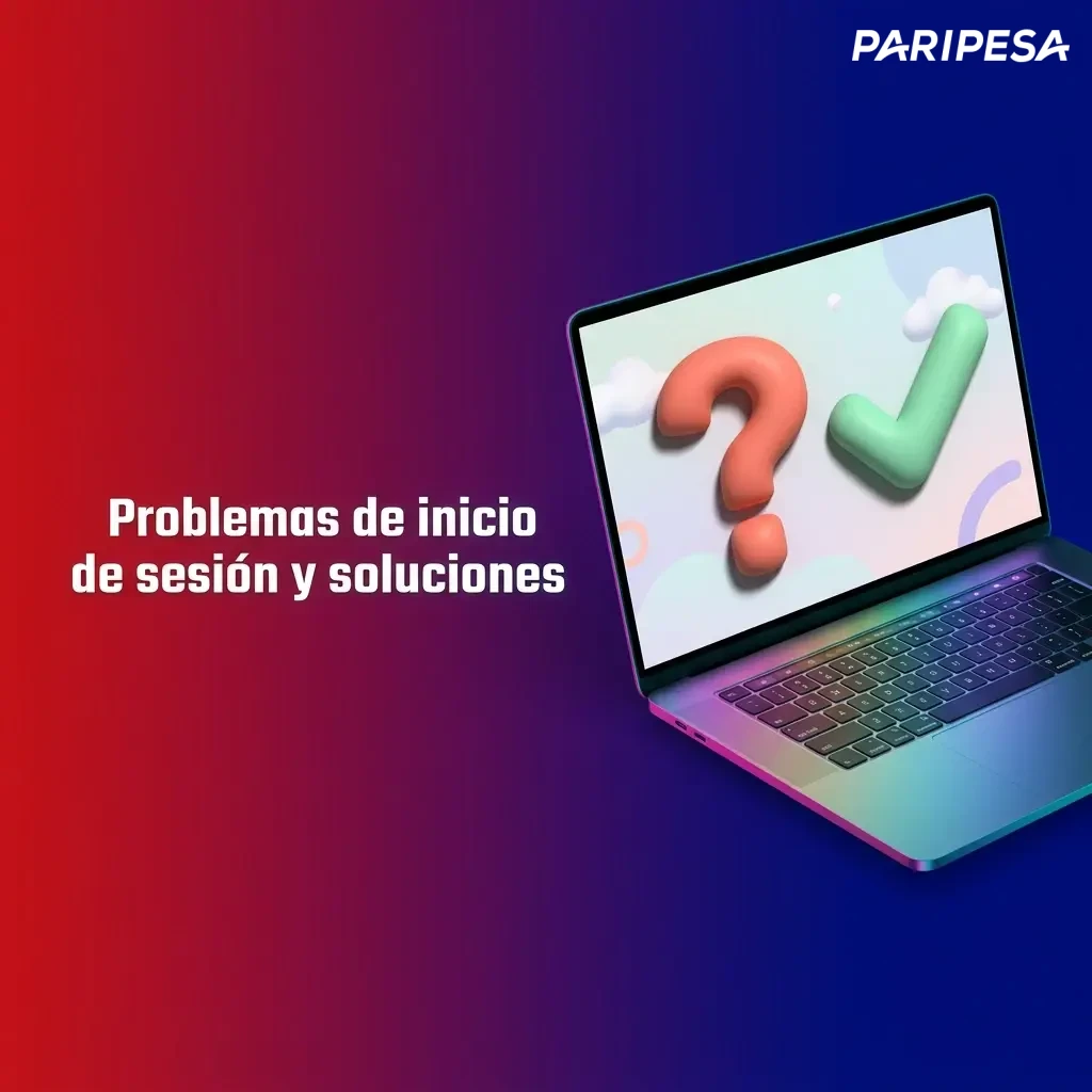 Tabla con problemas de inicio de sesión y sus soluciones: contraseñas, códigos, cuentas bloqueadas y fallos técnicos.