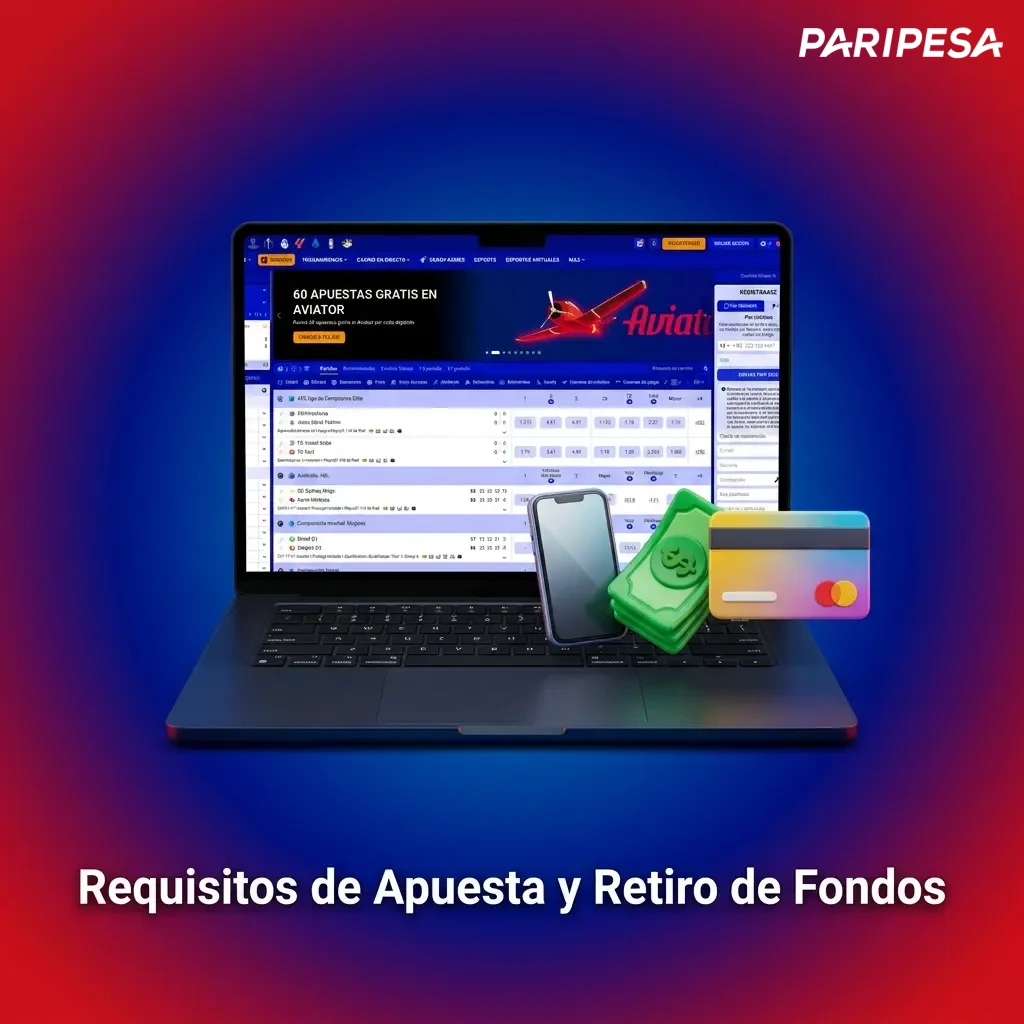 Requisitos y condiciones para apostar y retirar fondos de bonos en la cuenta de Paripesa.