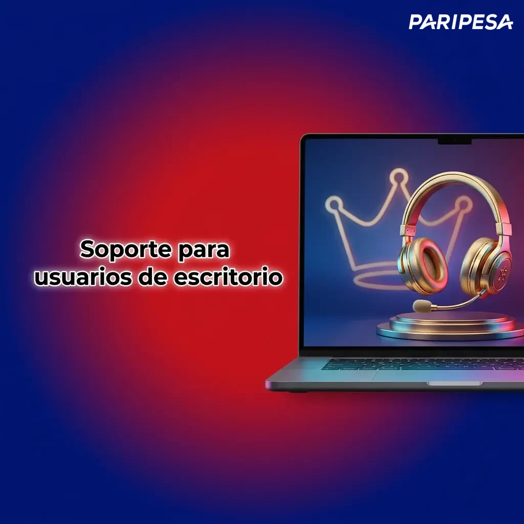 Canales de soporte para usuarios de escritorio: chat en vivo, formulario, correo, centro de ayuda y redes sociales.